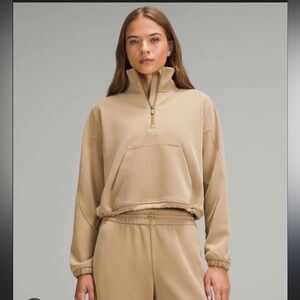 Lululemon Brushed Softstreme Half Zip Pullover